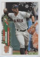 Evan Longoria [Metallic] Baseball Cards 2020 Topps Holiday Prices