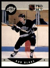 Rob Blake [Autograph] #611 Hockey Cards 1990 Pro Set Prices