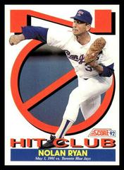 Nolan Ryan Baseball Cards 1992 Score Prices