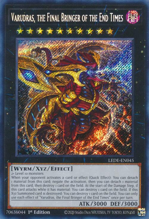 Varudras, the Final Bringer of the End Times LEDE-EN045 YuGiOh Legacy of Destruction