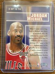 Back Of Card | Michael Jordan Basketball Cards 1997 Fleer Total O
