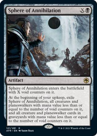 Sphere of Annihilation [Foil] Magic Adventures in the Forgotten Realms