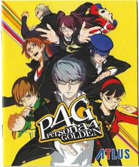Manual-Front | Persona 4 Golden Playstation 4