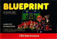 Blue Print - Manual | Blue Print Atari 2600