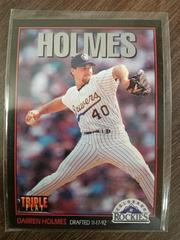 Darren Holmes #22 Baseball Cards 1993 Panini Donruss Triple Play Prices