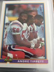 Andre Tippett #330 Football Cards 1991 Bowman Prices