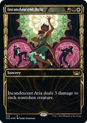 Incandescent Aria [Gilded Foil] #376 Magic Streets of New Capenna Prices