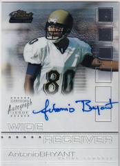 Antonio Bryant [Certified Autograph] #123 Football Cards 2002 Topps Finest Prices