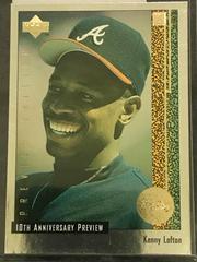 Kenny Lofton Baseball Cards 1998 Upper Deck 10th Anniversary Preview Prices