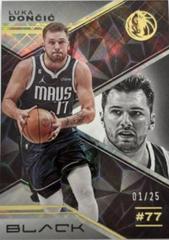 Luka Doncic [Gold] #15 Basketball Cards 2022 Panini Black Prices