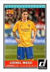 Lionel Messi Soccer Cards 2015 Panini Donruss Prices