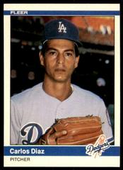 Carlos Diaz Baseball Cards 1984 Fleer Update Prices