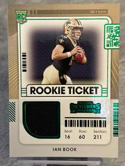 Ian Book #RT01-IBO Football Cards 2021 Panini Contenders 2001 Rookie Ticket RPS Prices