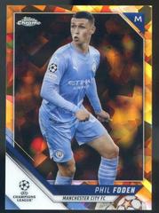 Phil Foden [Orange] #129 Soccer Cards 2021 Topps Chrome Sapphire UEFA Champions League Prices