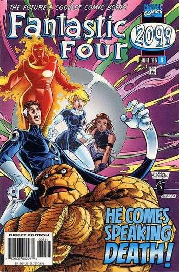 Fantastic Four 2099 #6 (1996) Cover Art