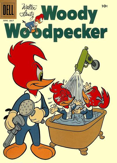 Walter Lantz Woody Woodpecker #49 (1958) Comic Books Walter Lantz Woody Woodpecker