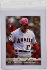 Shohei Ohtani [Gold Winner] Baseball Cards 2018 Topps Now Moment of the Week Prices