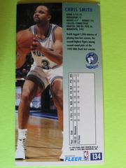 Reverse | Chris Smith Basketball Cards 1993 Fleer Jam Session