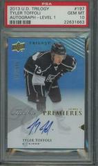 Tyler Toffoli [Autograph] #197 Hockey Cards 2013 Upper Deck Trilogy Prices