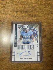 Taylor Lewan [Sec Autograph Championship Ticket] Football Cards 2014 Panini Contenders Prices