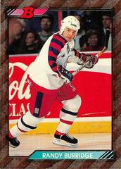 Randy Burridge [Foil] Hockey Cards 1992 Bowman Prices