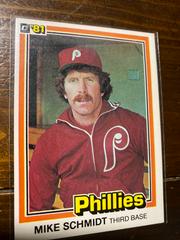 Mike Schmidt #11 Baseball Cards 1981 Donruss Prices