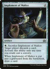 Implement of Malice Magic Aether Revolt Prices