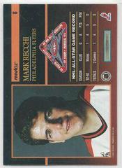 Card Back | Mark Recchi Hockey Cards 1993 Pinnacle All Stars