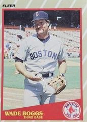 Wade Boggs #4 Baseball Cards 1989 Fleer Superstars Prices