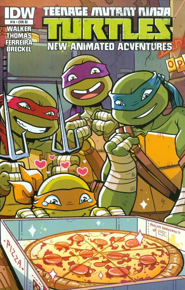 Teenage Mutant Ninja Turtles: New Animated Adventures [Ganucheau] #14 (2014) Comic Books Teenage Mutant Ninja Turtles: New Animated Adventures