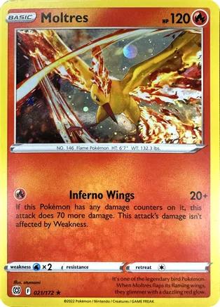 Moltres [Cosmos Holo] #21 Prices | Pokemon Brilliant Stars | Pokemon Cards