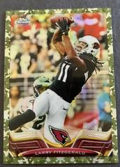Larry Fitzgerald [Black Gloves Camo Refractor] Football Cards 2013 Topps Chrome Prices