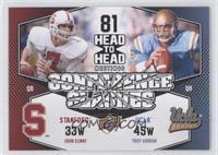 John Elway, Troy Aikman #CC-2 Football Cards 2011 Upper Deck Conference Clashes Prices