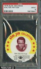 Walter Payton Football Cards 1978 Slim Jim Discs Prices