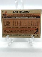 Back Of Card | Akil Baddoo Baseball Cards 2021 Topps Archives