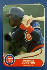 Shawon Dunston #77 Baseball Cards 1986 Fleer Mini Prices