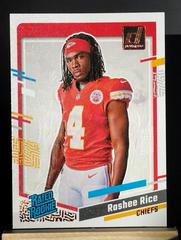 Rashee Rice #17 Football Cards 2023 Panini Donruss Rated Rookies Portrait Prices