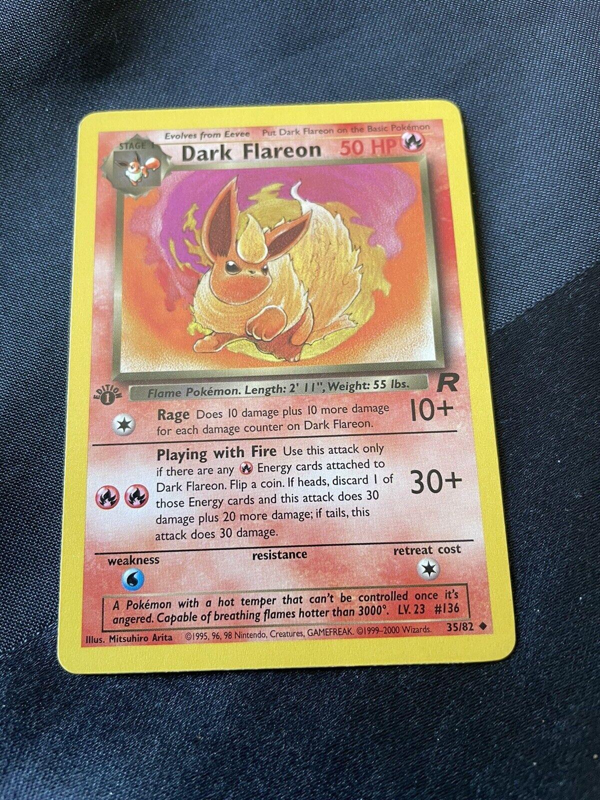 Dark Flareon [1st Edition] | Ungraded | Pokemon Team Rocket