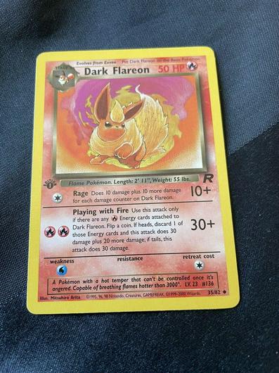 Dark Flareon [1st Edition] #35 photo