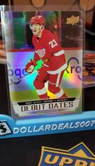 Lucas Raymond [Gold] Hockey Cards 2022 Upper Deck Debut Dates Prices
