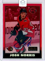 Josh Norris [Red Autograph] #R-99 Hockey Cards 2020 O Pee Chee Platinum Retro Prices
