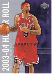 Jalen Rose Basketball Cards 2003 Upper Deck Honor Roll Prices