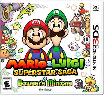 Mario & Luigi: Superstar Saga + Bowser's Minions Cover Art