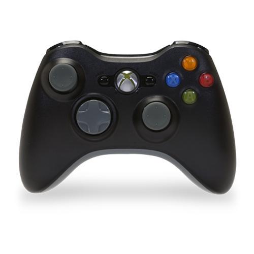 Black Xbox 360 Wireless Controller Cover Art