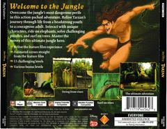 Back Of Box | Tarzan Playstation