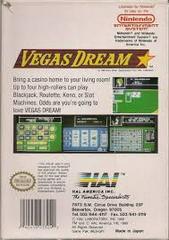 Vegas Dream - Back | Vegas Dream NES