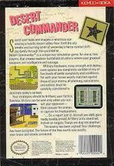 Desert Commander - Back | Desert Commander NES