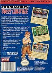 Crash 'N' The Boys Street Challenge - Back | Crash 'n' the Boys: Street Challenge NES