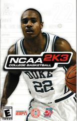 Manual - Front | NCAA College Basketball 2K3 Playstation 2