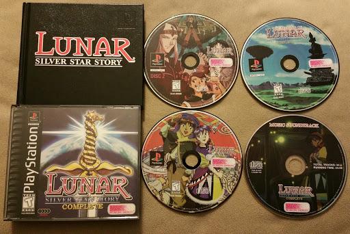 Lunar Silver good Star Story Complete 4 Disc For Playstation 1